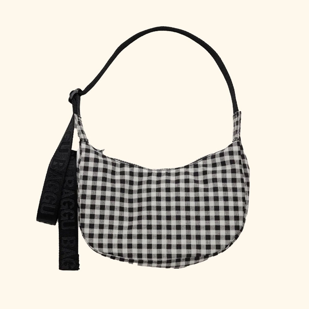 BAGGU Small Nylon Crescent Bag